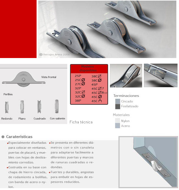 Ruedas con rulem�n